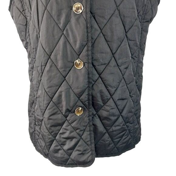 KENNETH COLE! AWESOME SLEEK BLACK QUILTED THERMAL OVERSIZED VEST! SZ L - Picture 5 of 10